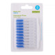 Healthy Smile silicone toothpicks, blue, 40 pcs + case